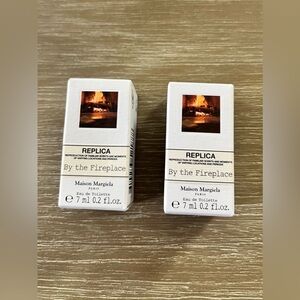 Maison Margiela Paris Replica By The Fireplace Bundle of 2 Mini Size 7ml